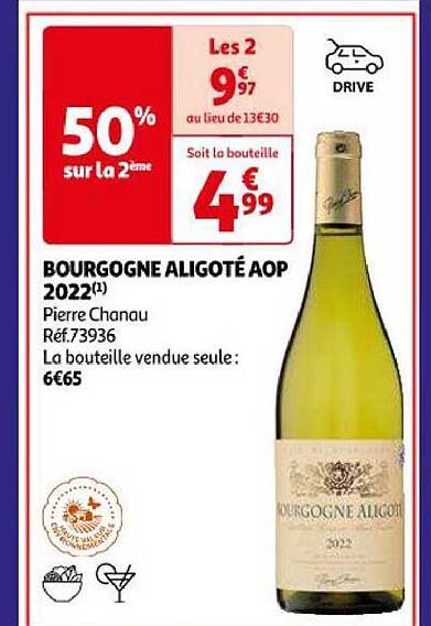 Bourgogne Aligoté Aop 2022 Pierre Chanau