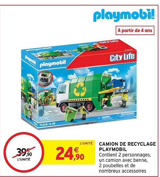 Camion De Recyclage Playmobil