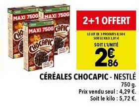 Céréales Chocapic - Nestlé