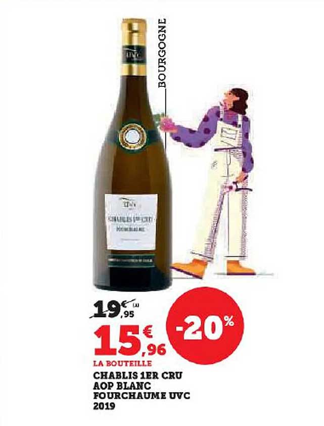 chablis 1er cru aop blanc fourchaume uvc 2019