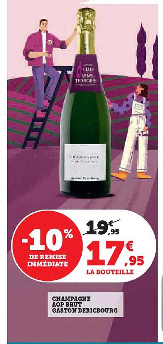 champagne aop brut gaston dericbourg