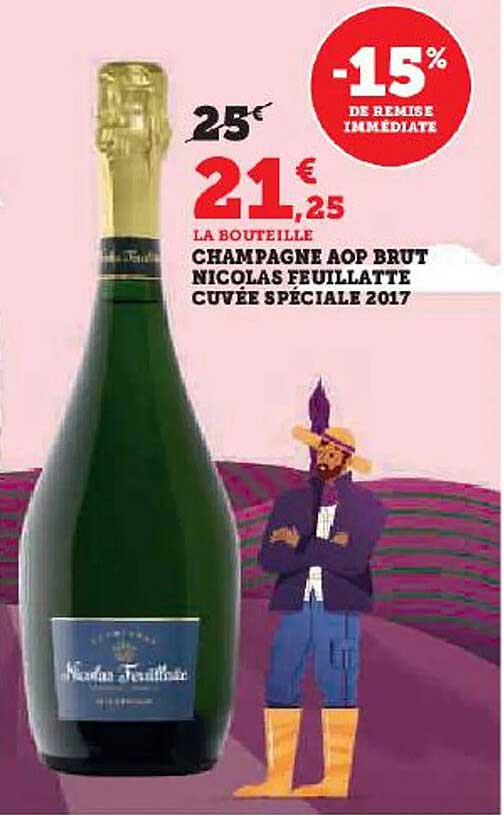 champagne aop brut nicolas feuillatte cuvée spéciale 2017