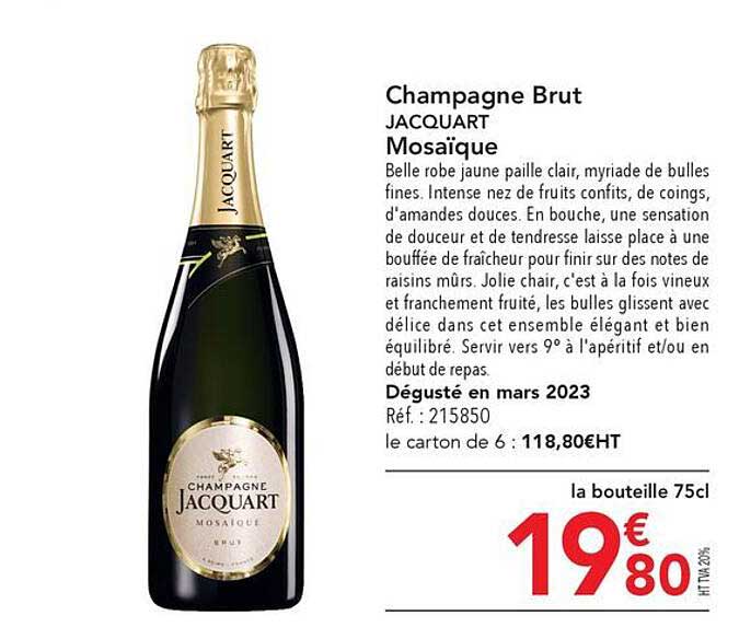 Champagne Brut Jacquart Mosaïque