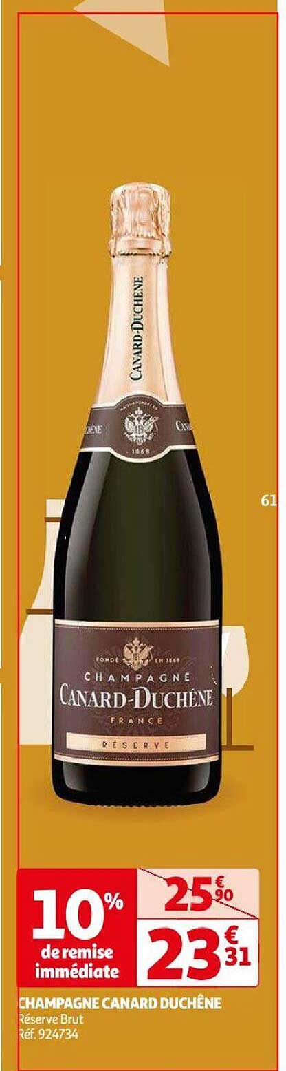 champagne canard duchène réserve brut