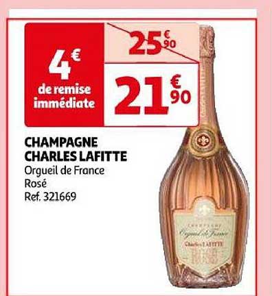 champagne charles lafitte orgueil de france rosé