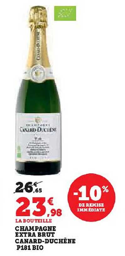 Champagne Extra Brut Canard-duchêne P181 Bio