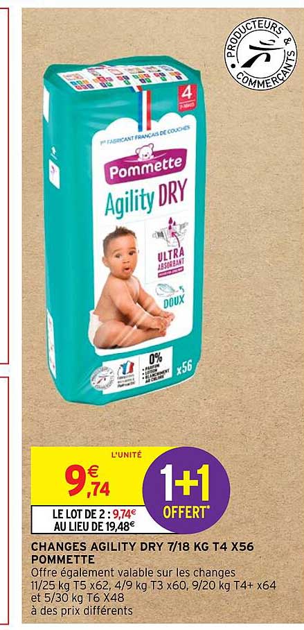 changes agility dry 7/18 kg t4 x56 pommette