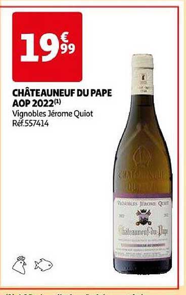 châteauneuf du pape aop 2022 vignobles jérome quiot