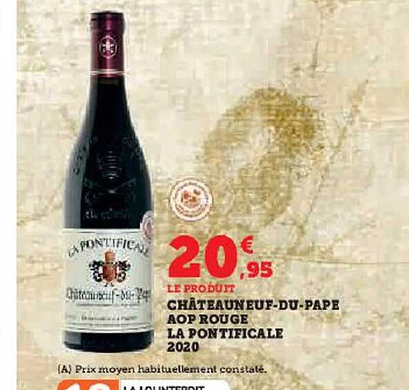 châteauneuf-du-pape aop rouge la pontificale 2020