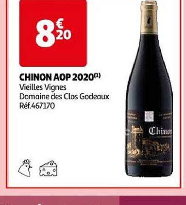 chinon aop 2020 vieilles vignes domaine des clos godeaux