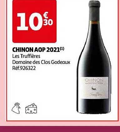 chinon aop 2021 les truffières domaine des clos godeaux