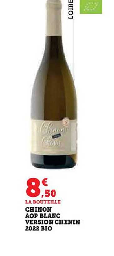 chinon aop blanc version chenin 2022 bio