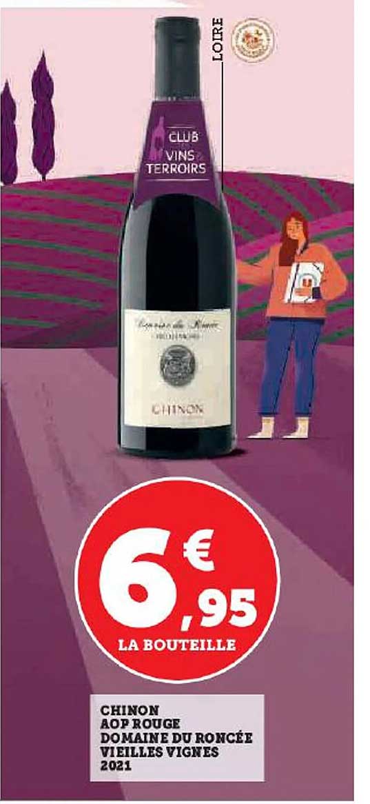 chinon aop rouge domaine du roncée vieilles vignes 2021