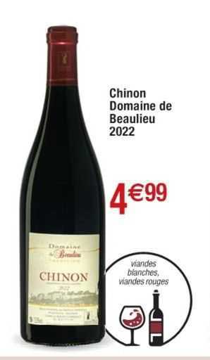 Chinon Domaine De Beaulieu 2022