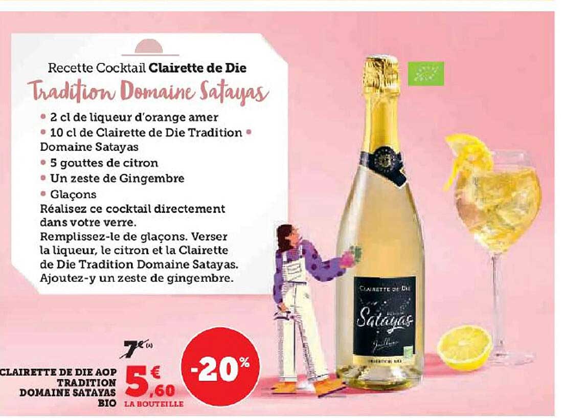 clairette de die aop tradition domaine satayas bio