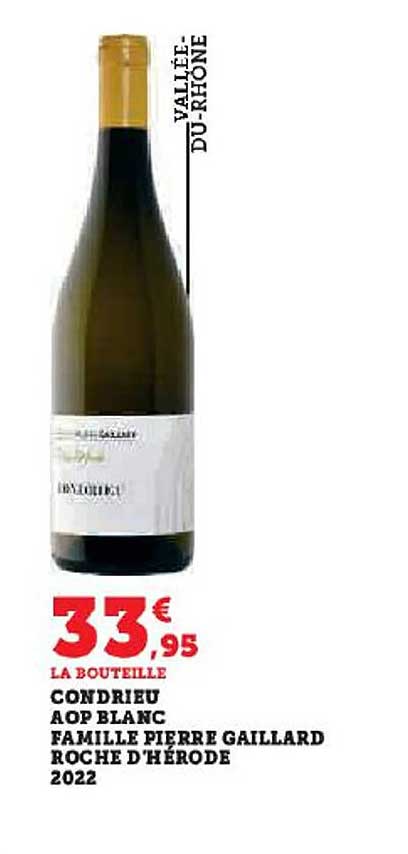 condrieu aop blanc famille pierre gaillard roche d'hérode 2022