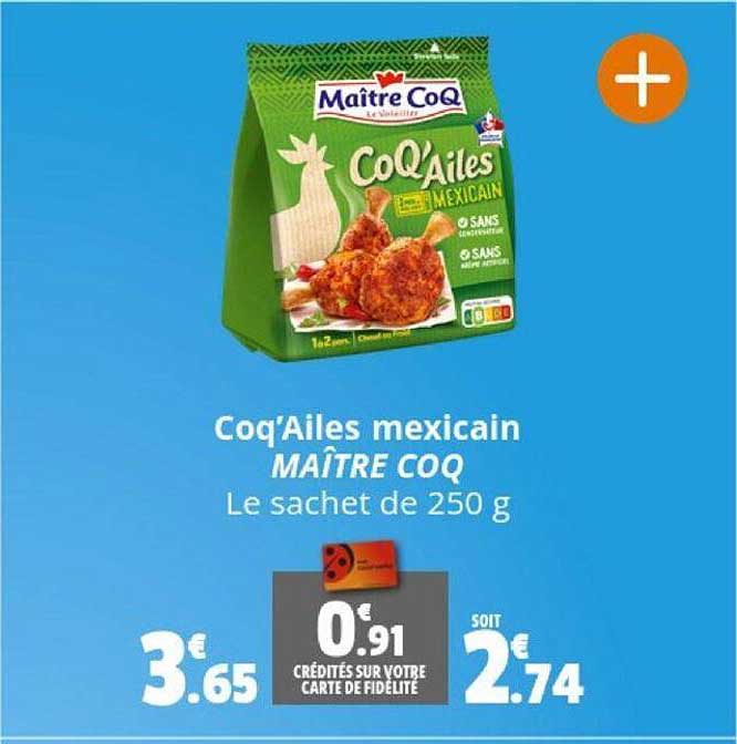 coq'ailes mexicain maître coq