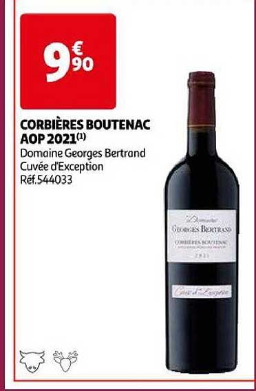 corbières boutenac aop 2021 domaine georges bertrand cuvée d'exception