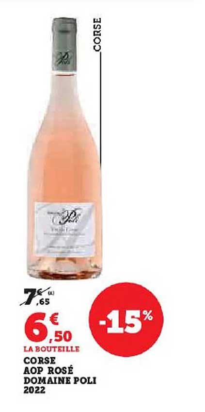 Corse Aop Rosé Domaine Poli 2022