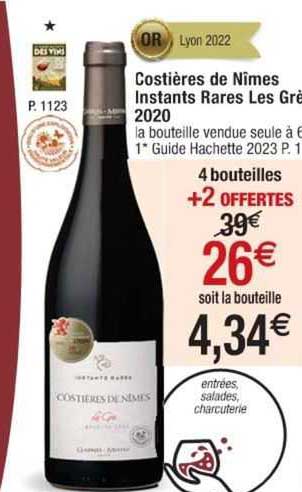 costières de nîmes instants rares les grès 2020