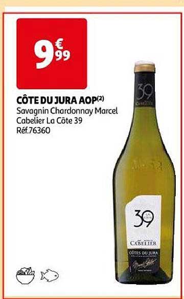 côte du jura aop savagnin chardonnay marcel cabelier la côte 39