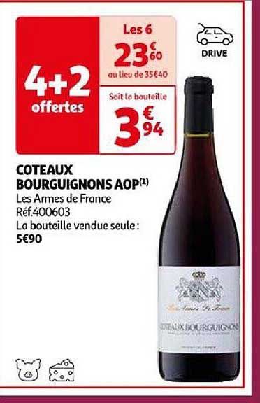 coteaux bourguignons aop les armes de france