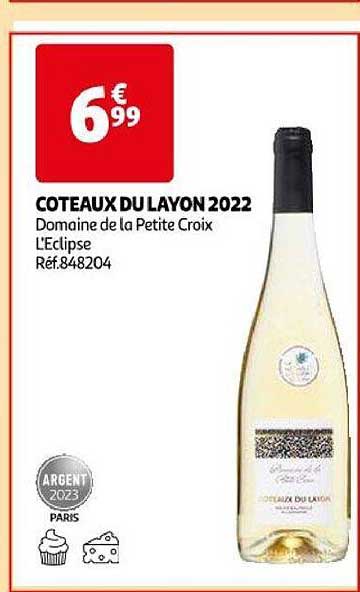 coteaux du layon 2022 domaine de la petite croix l'eclipse