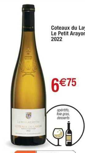 coteaux du layon le petit arayon