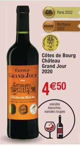côtes de bourg château grand jour 2020
