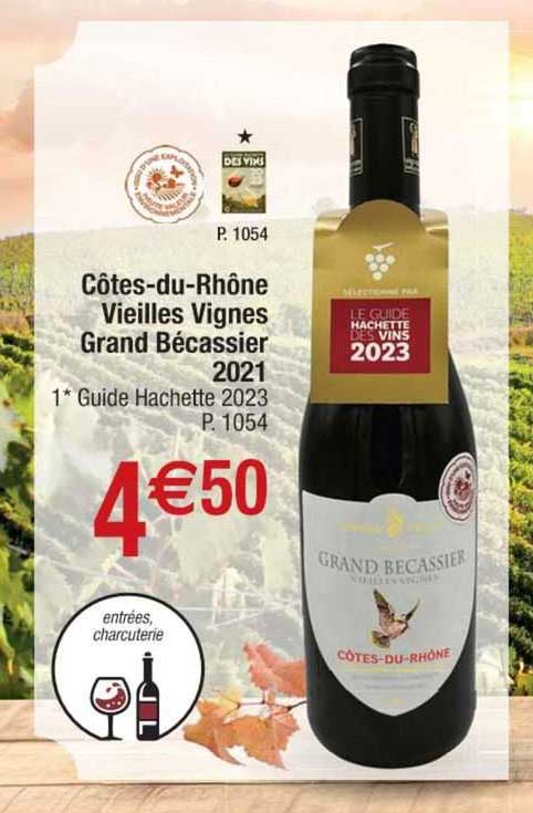 côtes-du-rhône vieilles vignes grand bécassier 2021