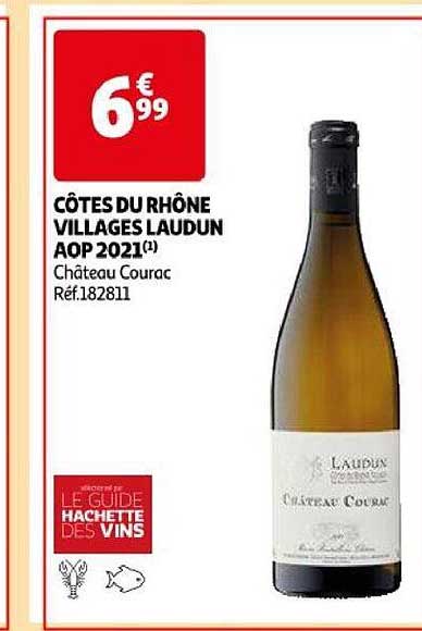 côtes du rhône villages laudun aop 2021 château courac