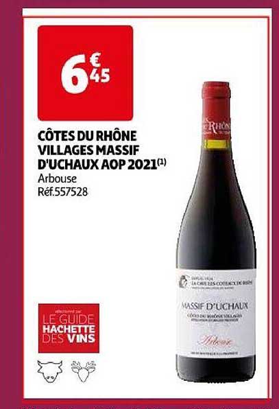 côtes du rhône villages massif d'uchaux aop 2021