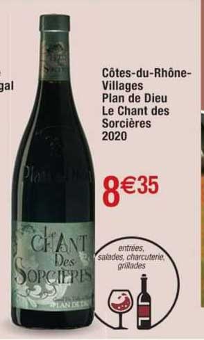 côtes-du-rhône-villages plan de dieu le chant des sorcières 2020