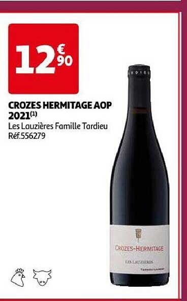 crozes hermitage aop 2021 les lauzières famille tardieu