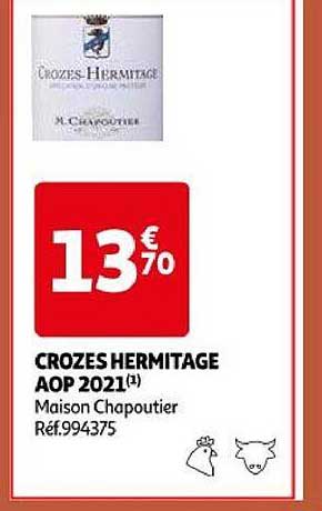 crozes hermitage aop 22021 maison chapoutier