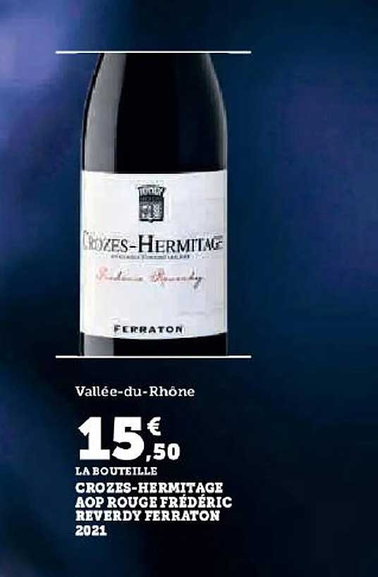 crozes-hermitage aop rouge frédéric reverdy ferranton