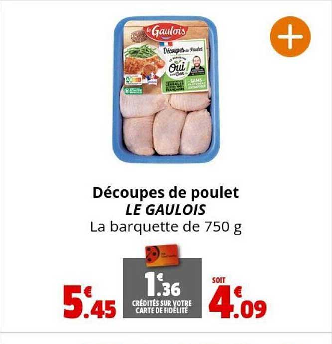 découpes de poulet le gaulois
