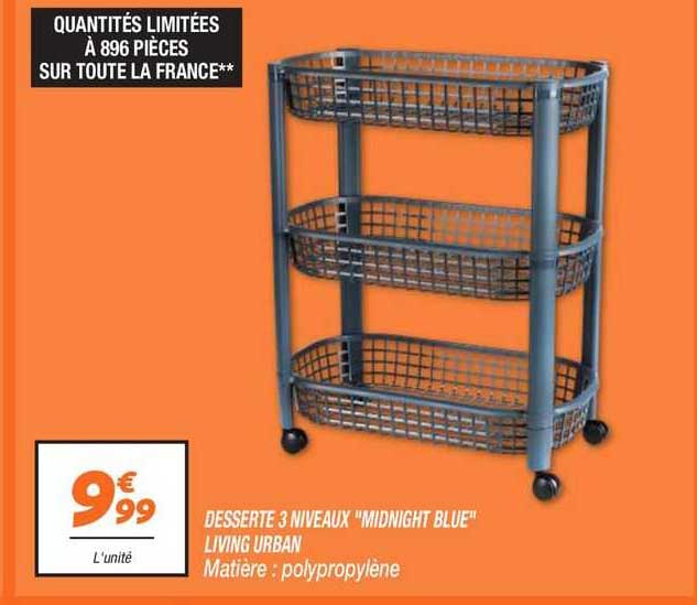 desserte 3 niveaux midnight blue living urban