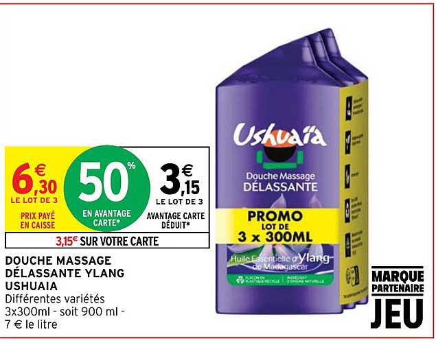 douche massage délassante ylang ushuaïa