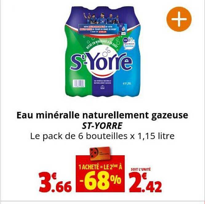 eau minérale naturellement gazeuse st-yorre