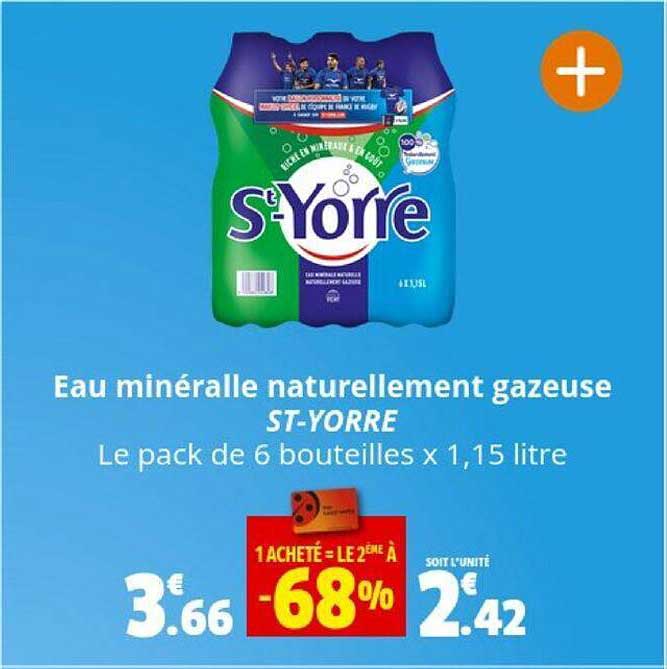 eau minérale naturellement gazeuse st-yorre