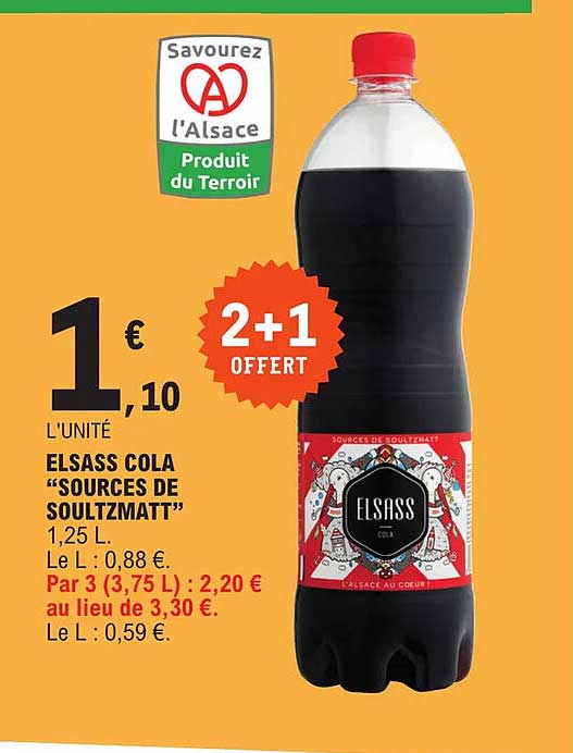 elsass cola "sources de soultzmatt"