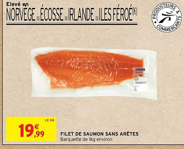 filet de saumon sans arêtes