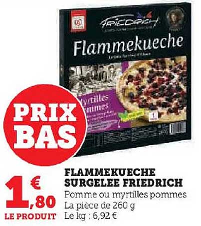 Flammkueche Surgelée Friedrich