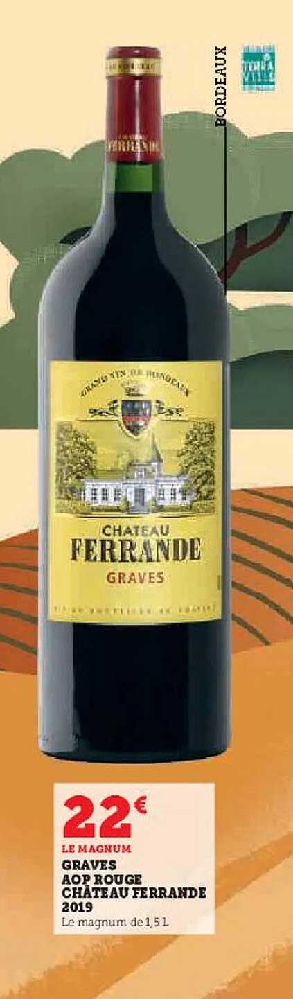 graves aop rouge château ferrande 2019