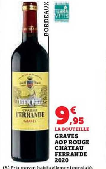 graves aop rouge château ferrande 2020