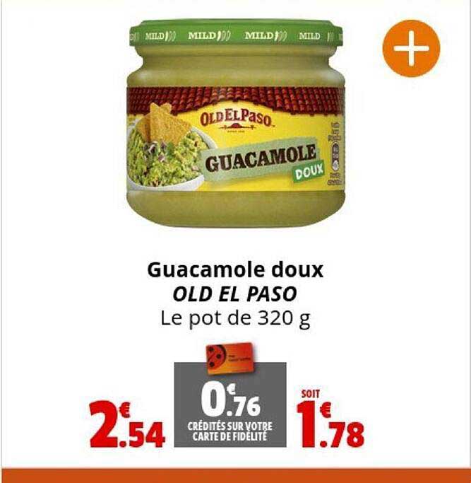 Guacamole Doux Old El Paso