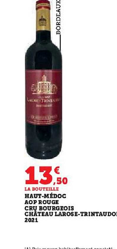 haut-médoc aop rouge cru bourgeois château larose-trintaudon 2021