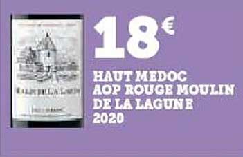 Haut Médoc Aop Rouge Moulin De La Lagune 2020