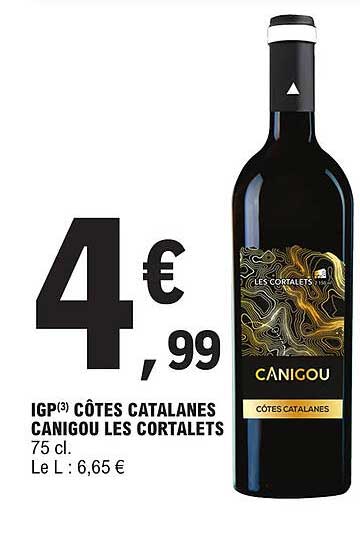 igp côtes catalanes canigou les cortalets